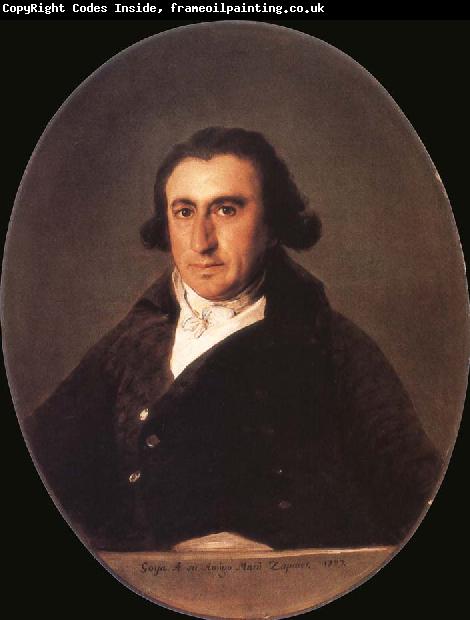 Francisco Goya Portrait of Martin Zapater